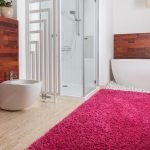 Luxury and Comfort Purple Bathroom Rugs