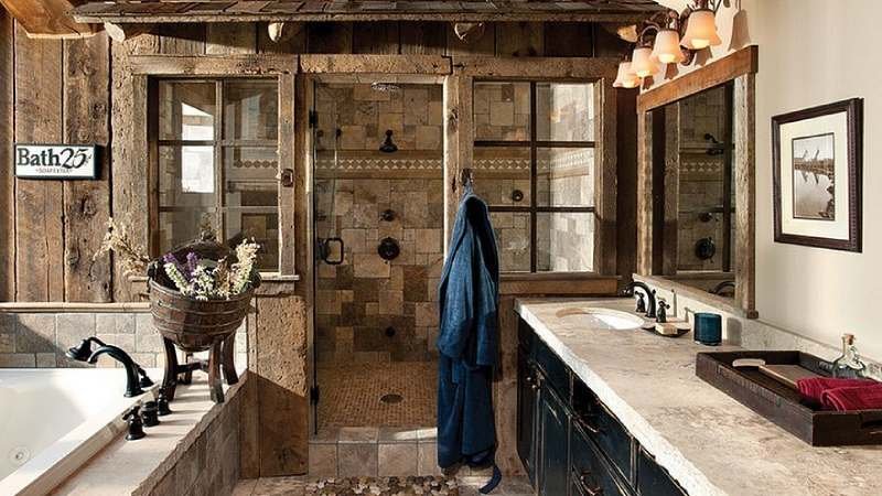 Bringing Rustic Elegance to the Bathroom