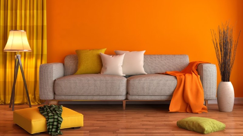 Rust and orange: comfort and vigour
