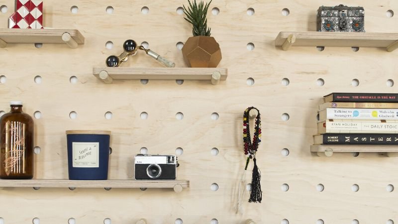 Versatile Pegboard Wall Rack