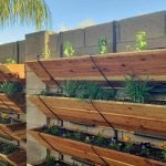 Vertical garden beds as a space-saving measure