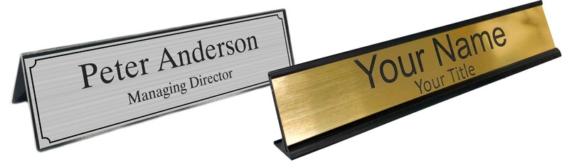 Additional name plates with price range