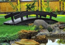 Artful Wooden Garden Bridge Designs