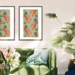 Vintage Fabric Wall Hanging