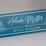 Why should name plates be good and attractive