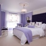 Perfect Purple Two Color Combination For Bedroom Walls