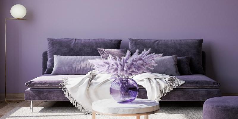 Purple and Gray, Elegant and Calm