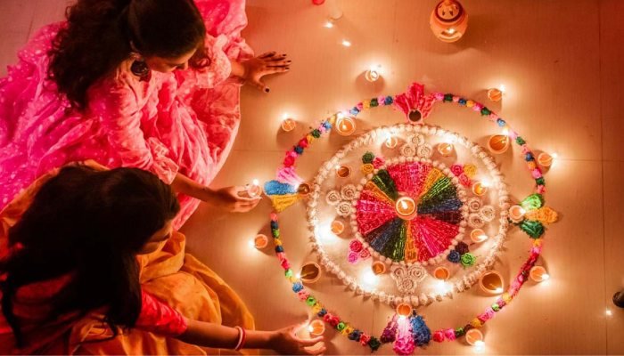 Spiritual Significance of Making Rangoli