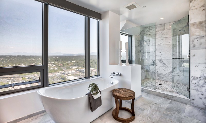 choose a bathtub over regular showers