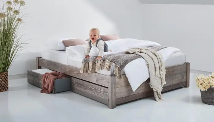 Platform Bed with Storage