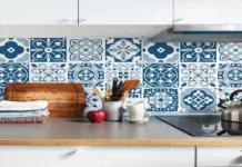 Blue and White Ceramic Mosaic Tiles Design for Kitchens Blue and White Ceramic Mosaic Tiles Design for Kitchens