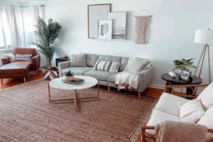 Light Grey for a Bohemian Space