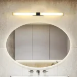 Mirror with Hanging Pendant Lights